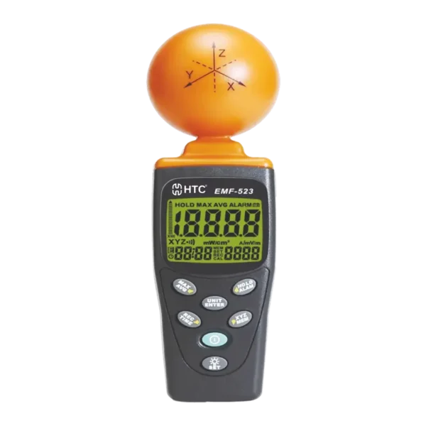 HTC EMF-523 Tri-Axis 3.5 GHz Electromagnetic Field (EMF) & RF Radiation Tester