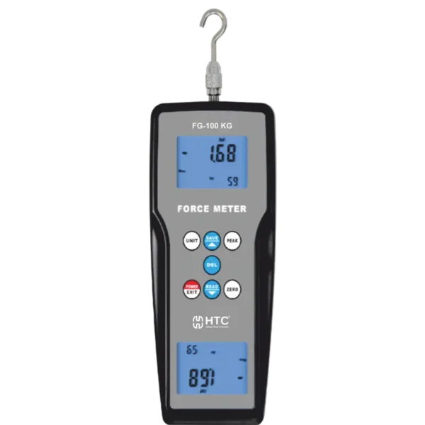 HTC FG-100KG Digital Force Gauge Push & Pull Measurement ±100Kg with 99 Group Memory