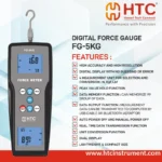 HTC FG-5KG Digital Force Gauge Push & Pull Measurement ±5Kg with 99 Group Memory - Image 2