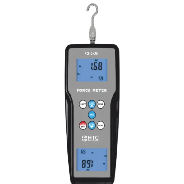 HTC FG-5KG Digital Force Gauge Push & Pull Measurement ±5Kg with 99 Group Memory