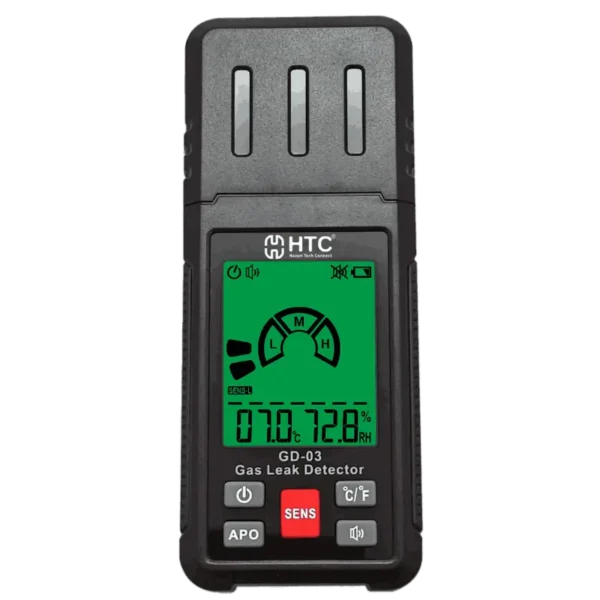 HTC GD-03 Mini Flammable Gas Leak Detector 50 to 1000 PPM for Methane