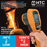 HTC IRX-64 Precise IR & TK Industrial Pyrometer -50°C to 1050°C with 12-Point Data Logger - Image 6