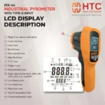 HTC IRX-64 Precise IR & TK Industrial Pyrometer -50°C to 1050°C with 12-Point Data Logger - Image 3
