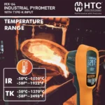 HTC IRX-64 Precise IR & TK Industrial Pyrometer -50°C to 1050°C with 12-Point Data Logger - Image 5