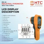 HTC IRX-65 Precise IR & TK Industrial Pyrometer -50°C to 1250°C with 30:1 D:S Ratio - Image 6