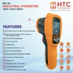 HTC IRX-65 Precise IR & TK Industrial Pyrometer -50°C to 1250°C with 30:1 D:S Ratio - Image 3