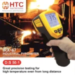 HTC IRX-67 Industrial Infrared & K-Type Pyrometer -50°C to 1380°C with 50:1 D:S Ratio - Image 3