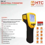HTC IRX-67 Industrial Infrared & K-Type Pyrometer -50°C to 1380°C with 50:1 D:S Ratio - Image 5