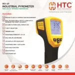 HTC IRX-69 Industrial Infrared & K-Type Pyrometer -50°C to 2280°C with 50:1 D:S Ratio - Image 2