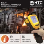 HTC IRX-69 Industrial Infrared & K-Type Pyrometer -50°C to 2280°C with 50:1 D:S Ratio - Image 5