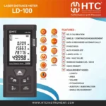 HTC LD-100 100m Laser Distance Meter with Area & Volume Measurement - Image 3
