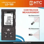 HTC LD-100 100m Laser Distance Meter with Area & Volume Measurement - Image 5