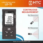 HTC LD-70 70m Laser Distance Meter with Area & Volume Measurement - Image 5