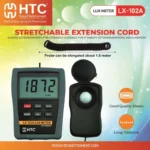 HTC LX-102A Lux Meter, 0.1-200,000 Lux, 0-20,000 FC, Fast Response - Image 3
