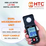 HTC LX-10A Mini Digital Lux Meter 200,000 Lux Light Intensity Tester - Image 4