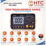 HTC MO-5000 Digital Milli-Ohm Meter 4-Wire Kelvin Testing Method 1999 Counts - Image 3