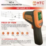 HTC MT-4 Industrial Pyrometer Infrared Thermometer -50°C to 550°C with 12:1 D:S Ratio - Image 2