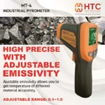 HTC MT-4 Industrial Pyrometer Infrared Thermometer -50°C to 550°C with 12:1 D:S Ratio - Image 3