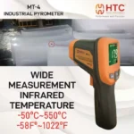 HTC MT-4 Industrial Pyrometer Infrared Thermometer -50°C to 550°C with 12:1 D:S Ratio - Image 5