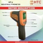 HTC MT-6 Industrial Pyrometer Infrared Thermometer -50°C to 750°C with 12:1 D:S Ratio - Image 5