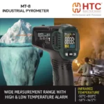 HTC MT-8 Industrial Pyrometer Infrared Thermometer -50°C to 800°C with Ambient Temp & Humidity - Image 2