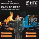 HTC MT-8 Industrial Pyrometer Infrared Thermometer -50°C to 800°C with Ambient Temp & Humidity - Image 5