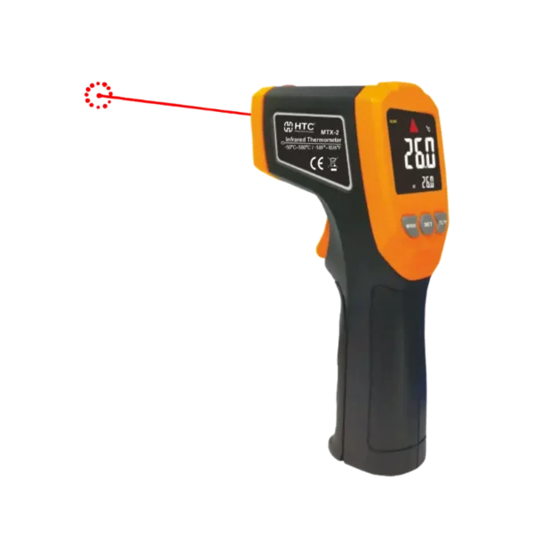 HTC MTX-2 Industrial Pyrometer Infrared Thermometer -50°C to 580°C with 13:1 D:S Ratio