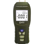 HTC PM-6105 Digital Manometer, ±5.000 PSI, 11 Selectable Units, ±0.3% FS Accuracy