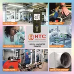 HTC PM-6115 Digital Manometer, ±15.000 PSI, 11 Selectable Units, ±0.3% FS Accuracy - Image 3