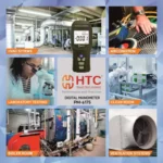 HTC PM-6175 Digital Manometer, ±75.000 PSI, 11 Selectable Units, ±0.3% FS Accuracy - Image 6