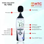 HTC SL-1352 Digital Sound Level Meter 30dB to 130dB with USB Interface & Data Logger - Image 4