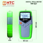 HTC TM-527 Digital Tesla Meter Auto Ranging Gauss Meter with Transverse Hall Probe - Image 6