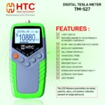 HTC TM-527 Digital Tesla Meter Auto Ranging Gauss Meter with Transverse Hall Probe - Image 5