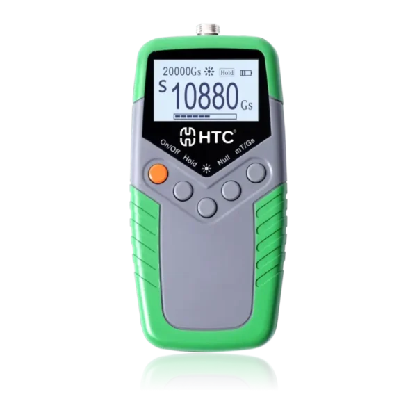 HTC TM-527 Digital Tesla Meter Auto Ranging Gauss Meter with Transverse Hall Probe