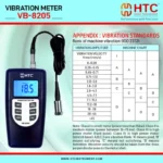 HTC VB-8205 Digital Vibration Meter Velocity Acceleration & Displacement Measurement - Image 2