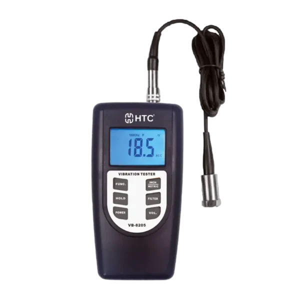 HTC VB-8205 Digital Vibration Meter Velocity Acceleration & Displacement Measurement
