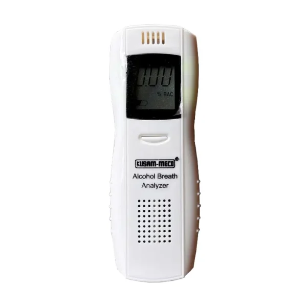 Kusam Meco Alcohol Tester AT198, Digital Breathalyzer for Personal & Professional Safety Screening