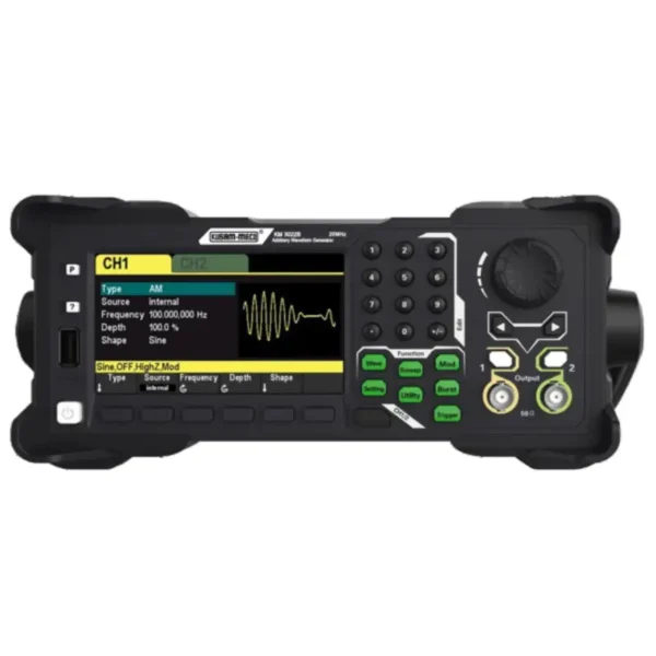 Kusam Meco Arbitrary Waveform Generator KM 3022B, 25MHz with 7-Digit 4.3 Inch Color TFT LCD Display & 80MHz Frequency Counter