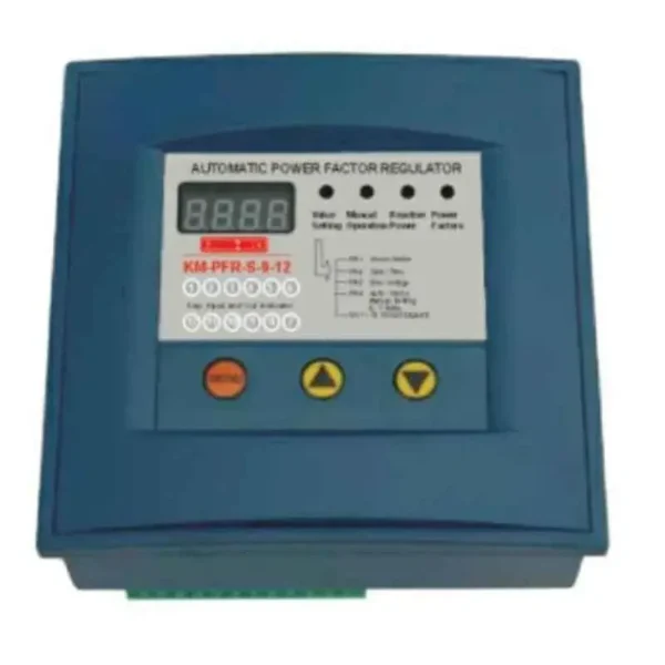 Kusam Meco Automatic Power Factor Regulator KM-PFR-S-9-08, 8 Step KVAR Based Power Factor Controller