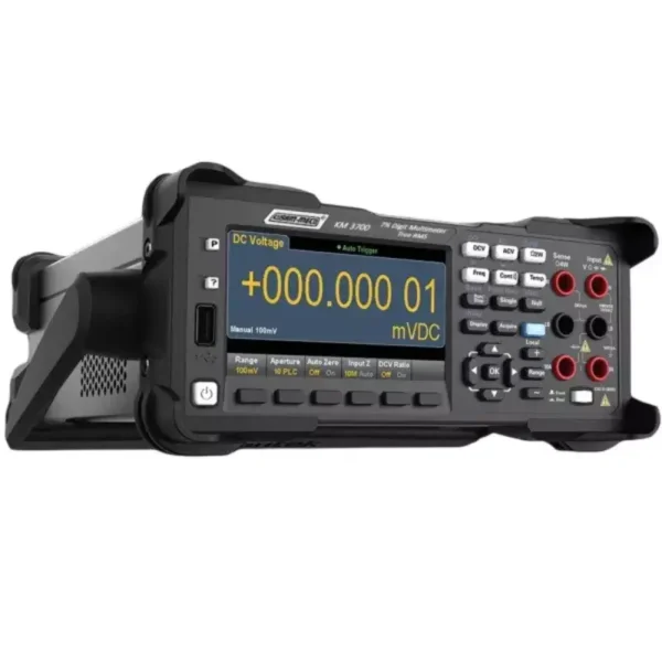Kusam Meco Bench Top TRMS Digital Multimeter KM 3700, 4.3 Inch Colour LCD Graphical Display & Statistics