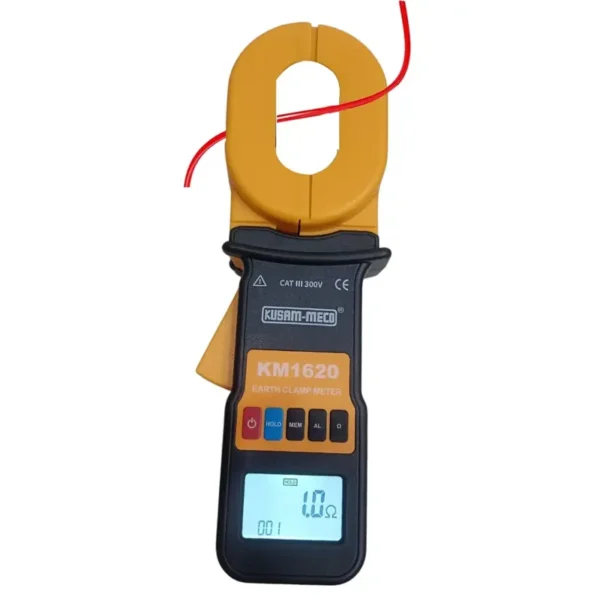 Kusam Meco Clamp On Earth Resistance Tester KM 1620 (Upgraded), with Bluetooth Function & 65 x 32mm Clamp Size