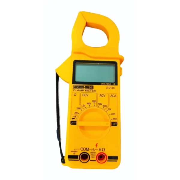 Kusam Meco Clampmeter 2700, 300A AC 2000 Counts with 32mm Jaw Size