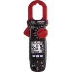 Kusam Meco Digital Clampmeter KM 076, 600A AC 6000 Counts TRMS with VFD, EF-Detection, AMP Tip & 3 Phase Sequence Indication