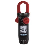 Kusam Meco Digital Clampmeter KM 078, 600A AC+DC 6000 Counts TRMS with VFD, EF-Detection & AMP Tip for Low Current