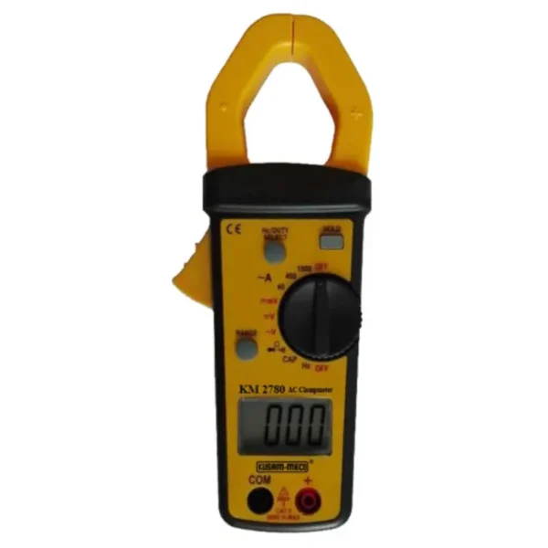 Kusam Meco Digital Clampmeter KM 2780, 1000A AC 4000 Counts with 40mm Jaw Size