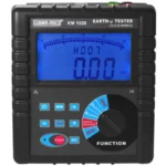 Kusam Meco Digital Earth Resistance Tester KM 1320, 2/3/4 Wire with Soil Resistivity Test, AFC & RS232 Interface