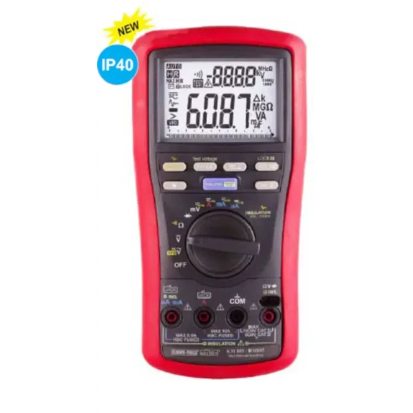 Kusam Meco Digital Insulation Multimeter KM 887, 50V to 1000V Test Voltage 6000 Counts TRMS with VFD Function & AC/DC Current
