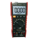 Kusam Meco Digital Multimeter KM 60-T, 3-5/6 Digits 6000 Counts TRMS with Non-Contact Voltage Measurement, Flash Light & Pulse Output