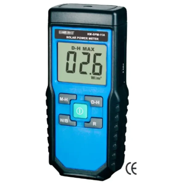 Kusam Meco Digital Solar Power Meter KM-SPM-11A, LCD 1999 Counts with 1999W/m2 Measuring Range