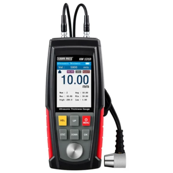 Kusam Meco Digital Ultrasonic Thickness Gauge Meter KM 131D, 1.00 ~ 300.0 mm Measuring Range